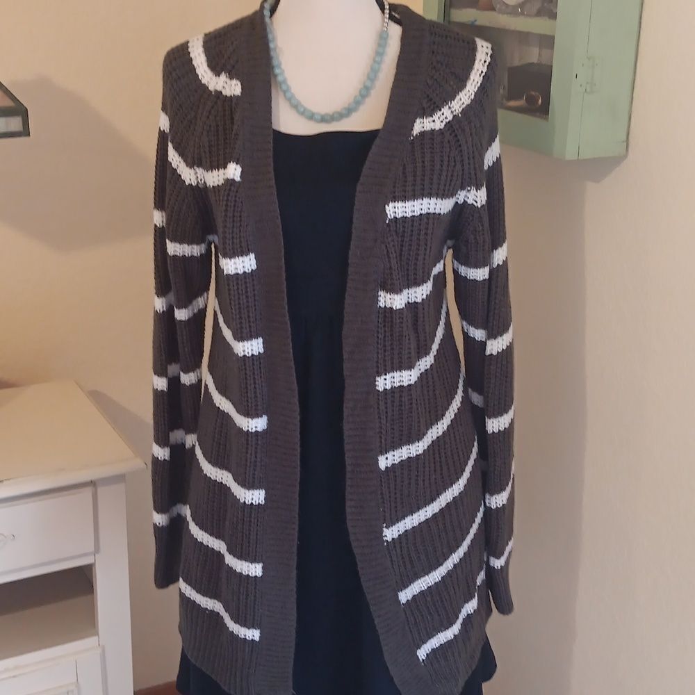 Love Change Italy Striped Longe Sweater. Normcore, Grunge
